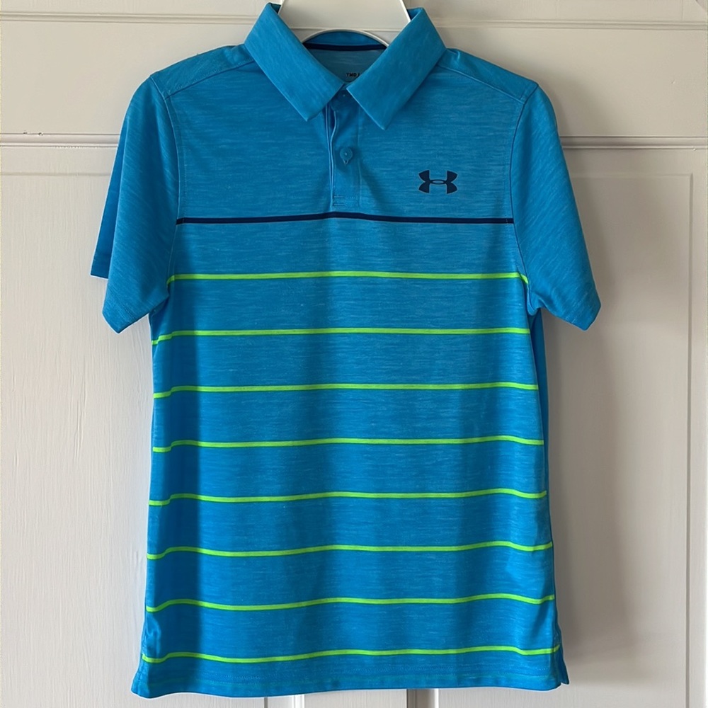 Under Armour Boys Polo Excellent Condition - Picture 3 of 5